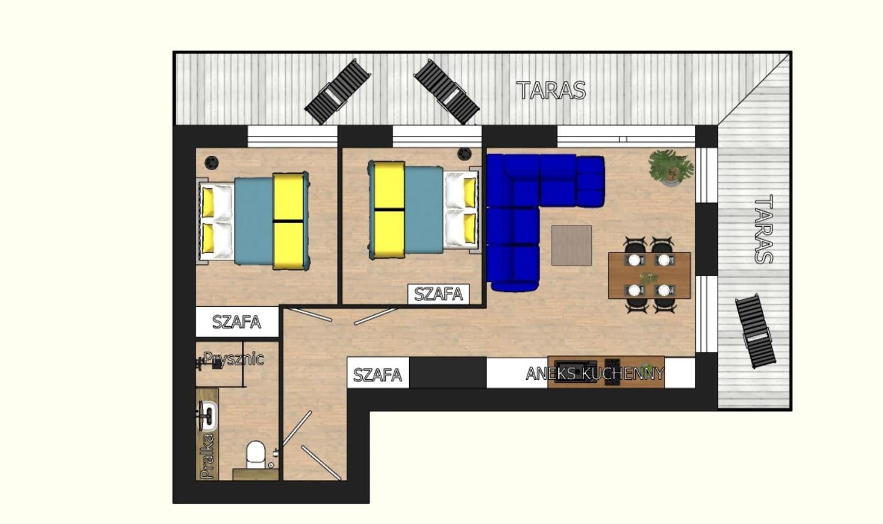Perlowa Przystan - Apartamenty Komfort Widok Na Morze, Parking Sianozety Ngoại thất bức ảnh